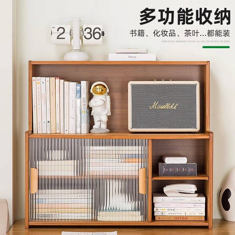 儿童桌面书架置物架书柜书桌上的置物架简易小书架客厅书房收纳架