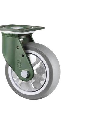 锰钢脚/轮21H重型456/8寸/胶人造橡TPR万786向轮刹车轮固定