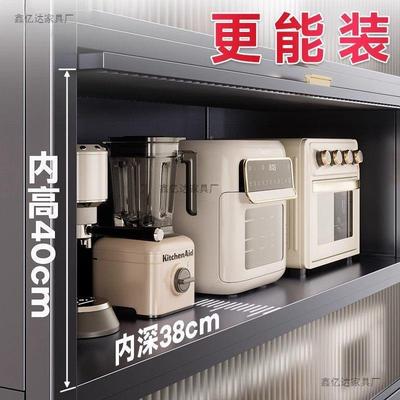 厨房高置架落地多家层用收纳柜子多XYD10181功能微波炉橱柜储物加