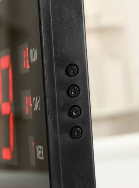 厂直家3615K时供lde电子钟表挂钟创意款客卧室办公室亚马逊厅电子