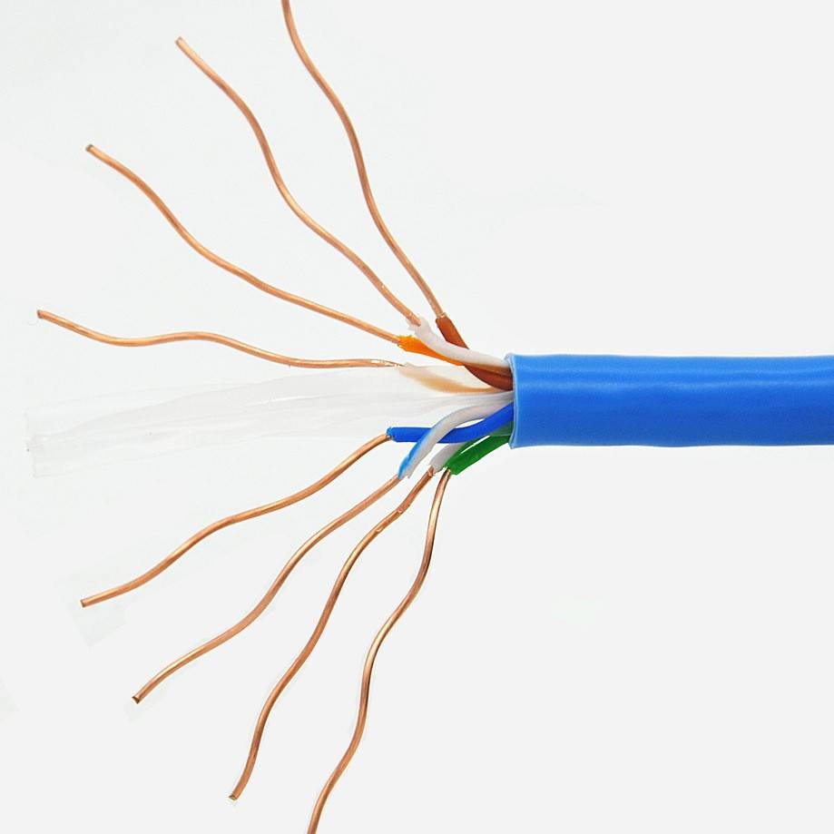 超六类网线 cat6千兆非屏蔽23AWG全铜双绞线 阻燃网络线缆厂家