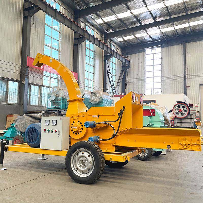 园林碎树HY枝粉粉机大型木材碎机移动式树枝粉碎机厂直家销终身维