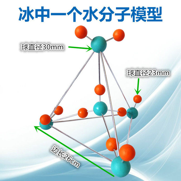 冰中一个水分子模型 型号:JG-31