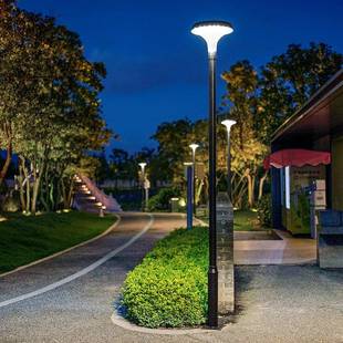 户高外太阳能路灯公小4区别墅杆灯超亮3YD-X543米米庭院灯室外园