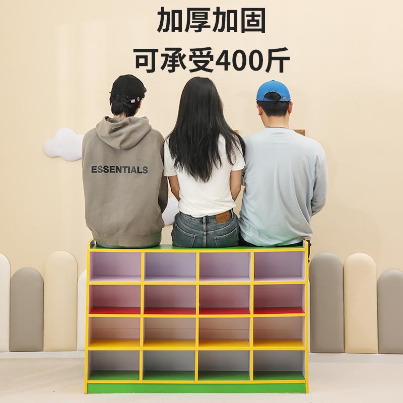 幼儿园书包柜收书纳置物格子组八格柜区合15646121角物柜可定包柜