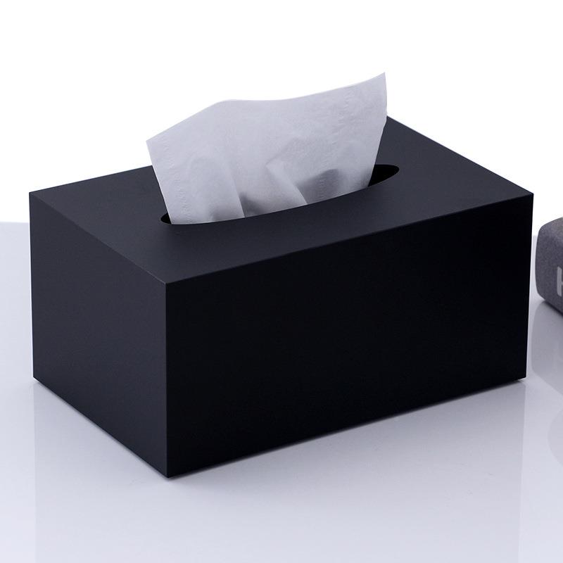 克力抽纸盒客会议亚室商厅用简巾约盒子纸抽盒酒店轻奢20240515黑