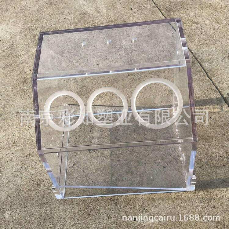 高透明有机玻璃蓄水池水槽水箱亚克力降解池污水清水池加工水膜池