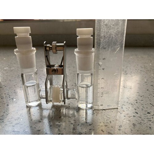 H型 可换膜密封电解池 5-50ml 密封塞CH2010型 可换膜H型电解池