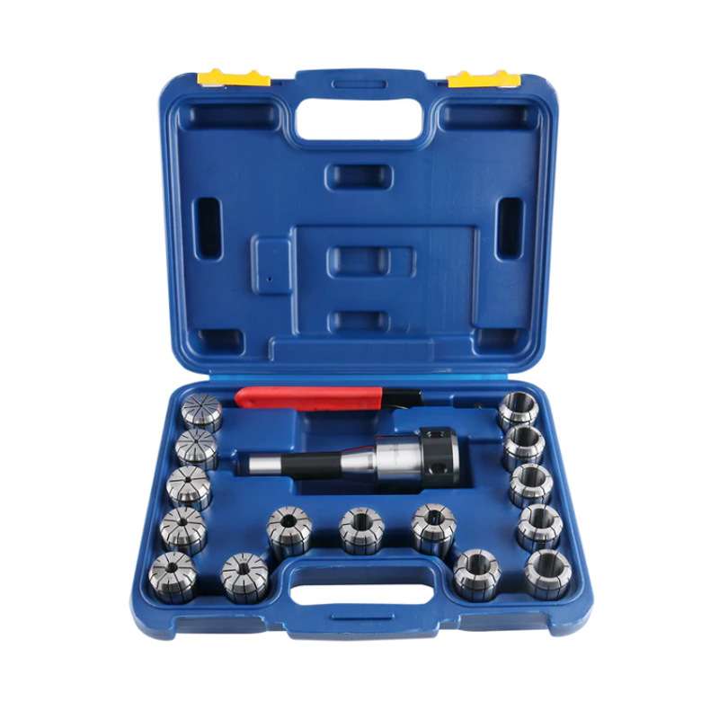 R8-OZ25 Collet Set 15PCS夹头套装 R8公英制筒夹扳手组合 跨境