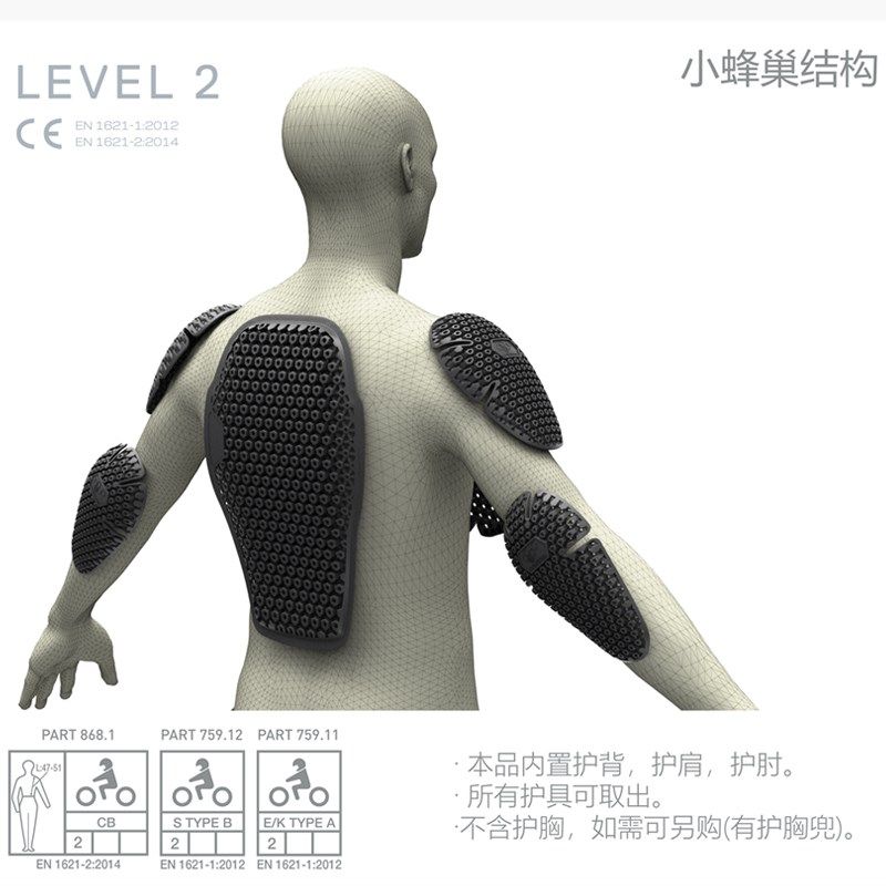 CC摩托车夏季网眼骑行服男女透气机车赛车服休闲夹克四季通用外套