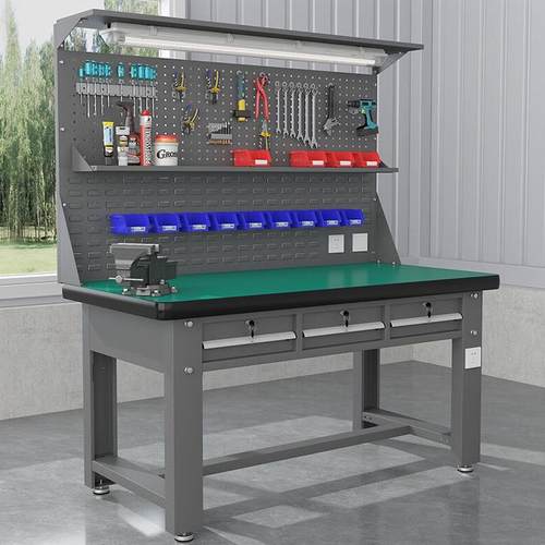 重型作台钳工不锈钢操工作台车间防静电维修桌质检维修桌模具装配