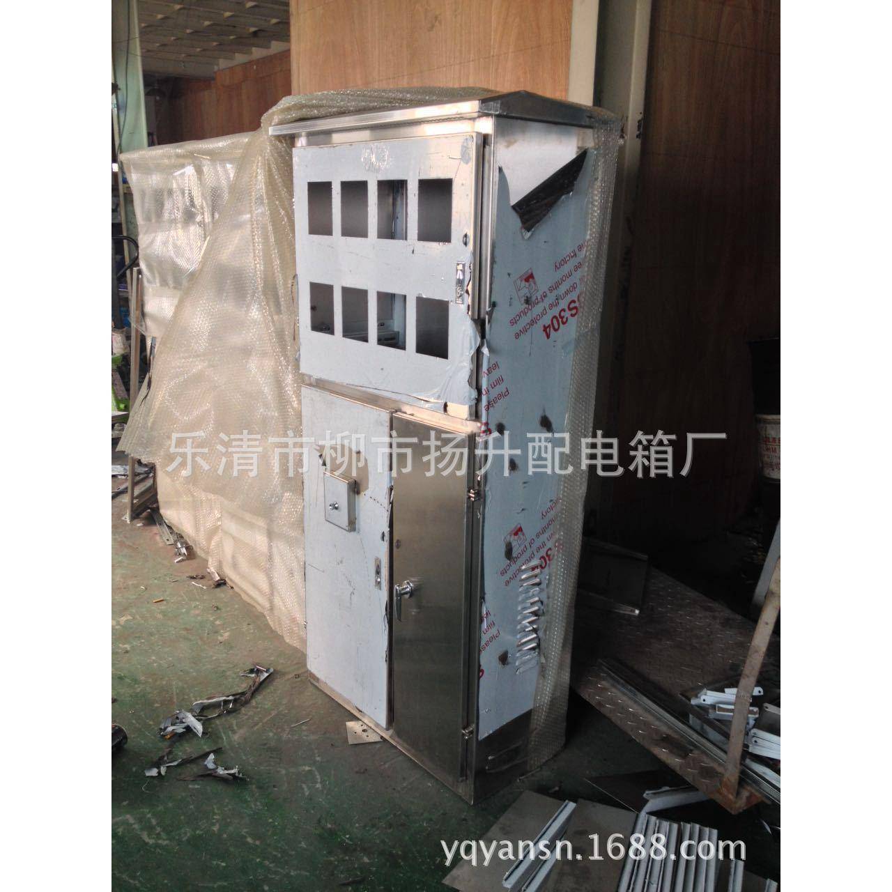 内外玻璃双门箱316不锈钢户外防雨箱配电箱基业箱电表箱路灯箱