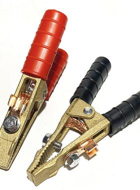 SY-260D全铜加厚氩弧电焊电浆切割机接地线 线夹子接地钳铜织带搭