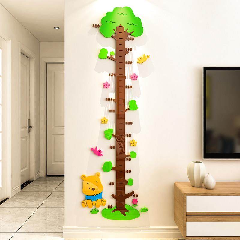 卡通大树儿童身高墙贴3d立体客厅宝宝测量身高贴纸幼儿园墙面装饰,3C数码配件,USB多功能数码宝,淘宝优惠券,粉丝福利购,淘宝优惠卷