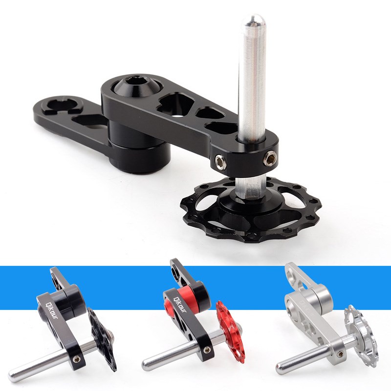 加长杆导链器死飞公路单速飞轮牙盘导I轮链条拉链器铝合金压链器