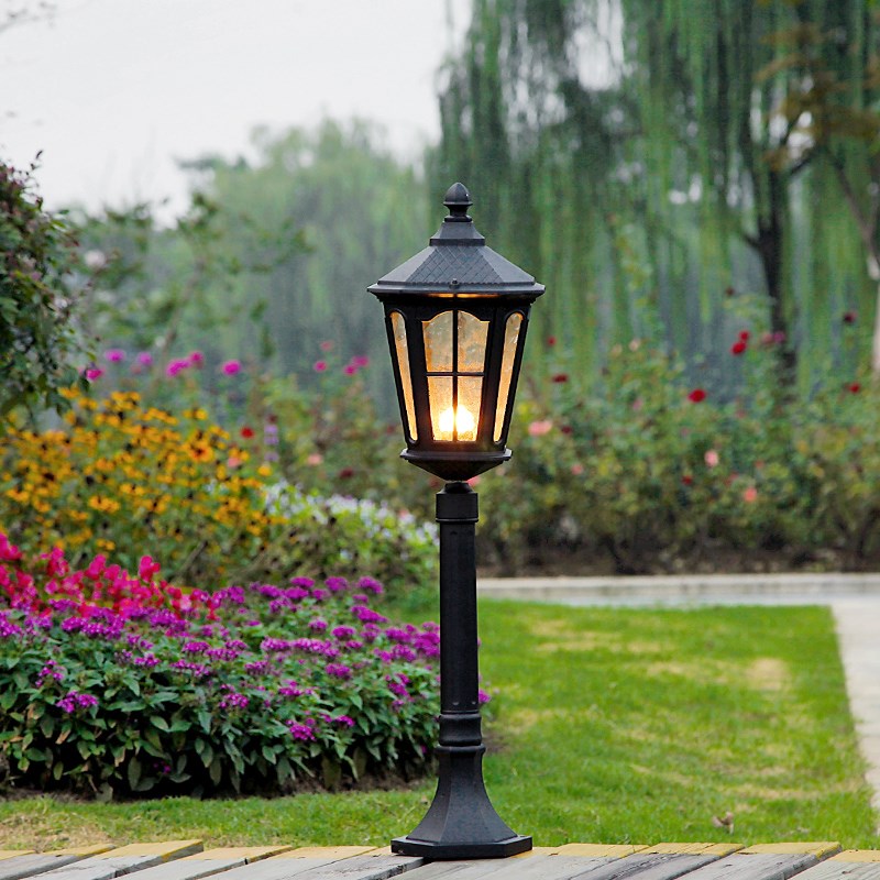 草坪灯太阳能户外防水庭s院灯新中式别墅花园过道草地灯路灯景观