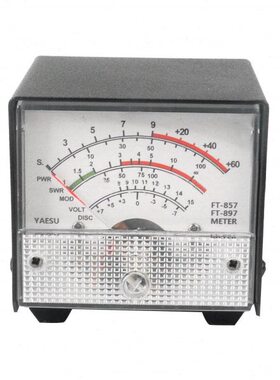 原装功率计ft-897金属外壳外部功率计驻波FT-857外接多功能扩展表