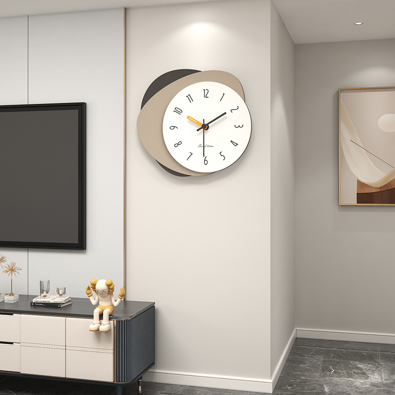 时尚网红钟表挂钟客厅简约现代大气2023新款家用创意时Z钟挂墙静