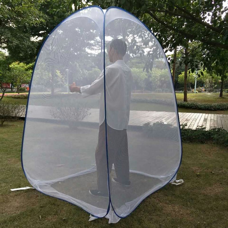 正信禅修蚊帐打坐帐站桩蚊帐站z禅浑元桩防蚊帐篷免搭建速开室内