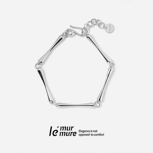 Le' Murmure 力感美学 獨家工坊出品百年传承老工匠纯手工银手链