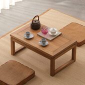 榆木榻榻米茶几实木飘窗小桌子茶桌日式 矮桌子炕桌地台桌榻榻米桌