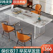 轻奢亚克力悬浮茶桌椅组合办公室接待功夫喝茶桌现代茶盘茶台一体