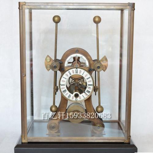 航海钟机械复古动态创意座钟欧式古典家居摆钟老式发条上弦台钟
