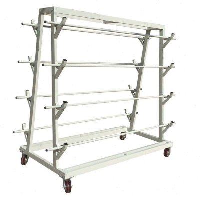 双面层放布车静音车间推车制衣厂周转车放布架面料架松布架送布车