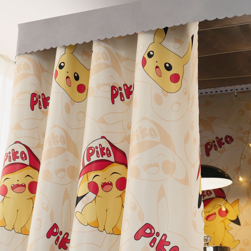 学生宿舍床帘g上铺加厚物理强遮光日系寝室卡通下铺隔断帘窗帘少