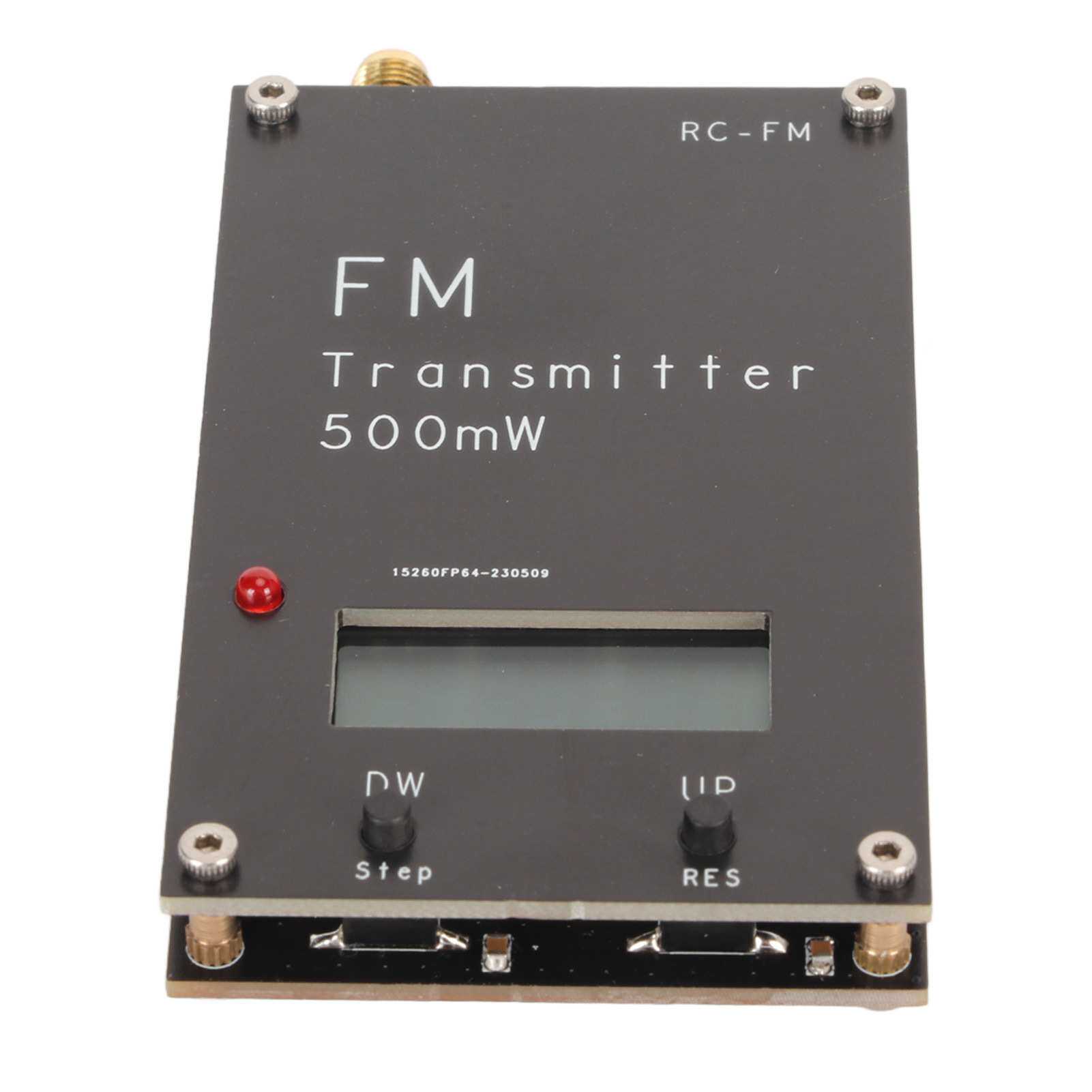 2000米 FM发射机 数字显示 0.5W 500mW 立体声 76-108M （直拍）