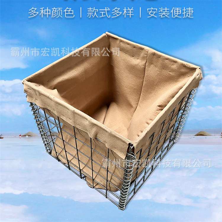 满堤抢险工具迅速凝固防汛挡水墙折叠式速凝型网笼箱抗洪堵水坝