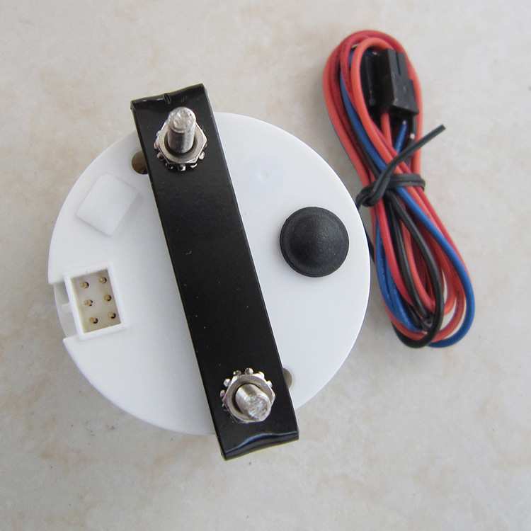 数显水位变化显示器圆形表头带灯12v24v客车轮船货车用水位液位表