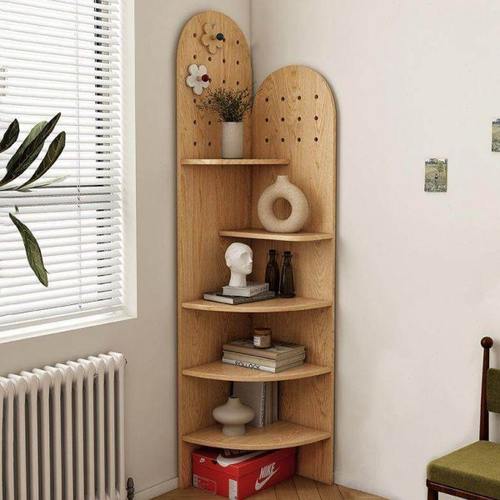 简约三角柜客厅靠墙转角柜墙角柜小户型家用角落柜实木转角置物架