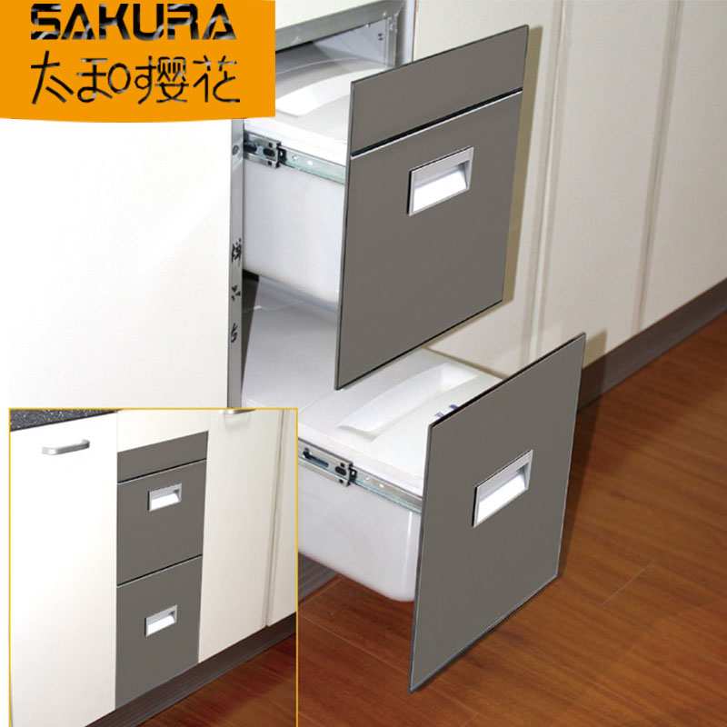 ?  橱柜米桶米面双用储米箱 连门式抽拉式米缸面桶