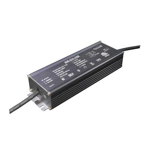 12V24V48V 100W 恒压可控硅0-10V 1-10V二合一调光  IP67LED驱动