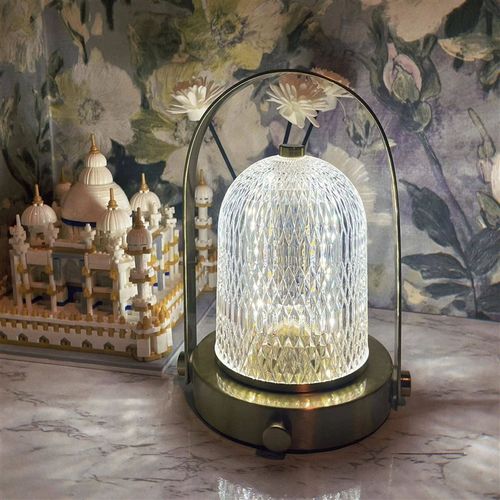 充电触摸简约现代书房创意氛围台灯露营手提便捷卧室床头调光夜灯