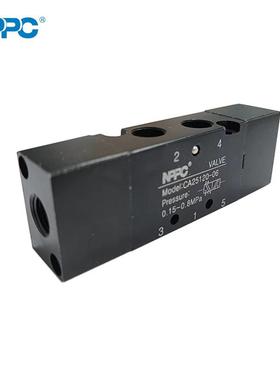 厂家供应NPPC二位五通双头气控阀CA系列气控换向阀CA25120(4A120)
