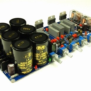 TDA7294 2.1声道低音炮放功放板 成品板 (升级版带保护电路)