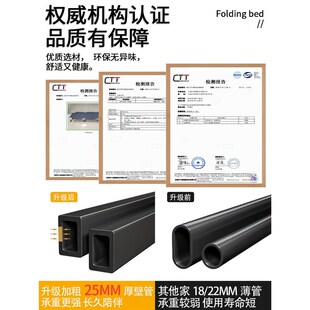 午觉折叠床131休单人床办室午躺椅午公易睡床家T用成人简陪护床户