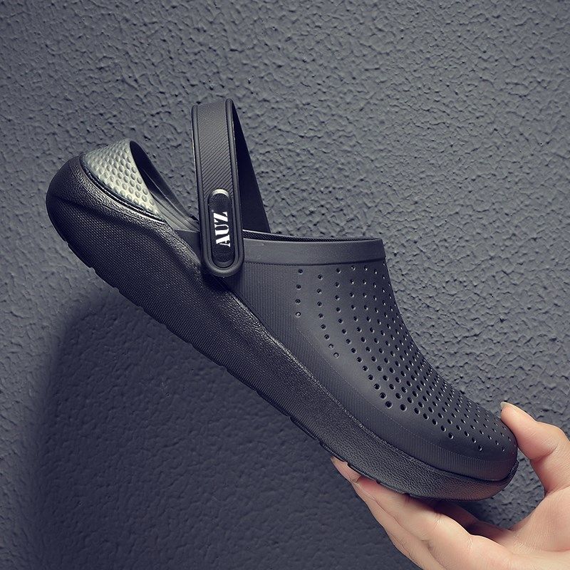 男士外穿洞洞鞋拖鞋男女防滑厚底凉鞋夏季运动潮流户外透气沙滩鞋,流行男鞋,洞洞鞋,淘宝优惠券,粉丝福利购,淘宝优惠卷