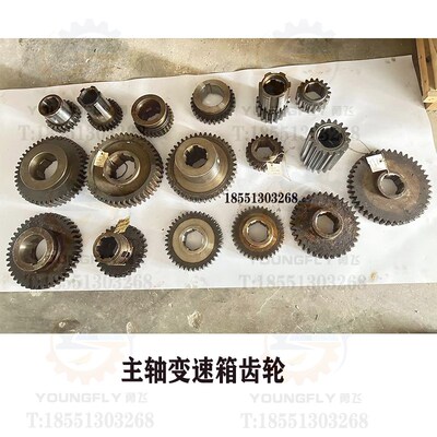 齐齐哈尔 大连瓦房店C5112A CA51D12E C5116A立车主轴变速箱齿轮