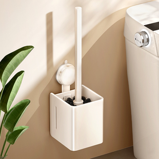 卫生间吸盘马桶刷置物架壁挂式免打孔家用厕所无死角X清洁马桶神