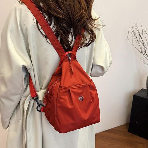 旅游双肩包女2024新款胸包轻便通勤斜挎两用包运动单肩登山小背包