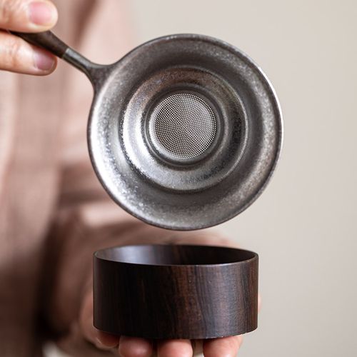 纯钛茶漏茶滤茶叶滤网超细高档家用分茶功夫茶具喝茶配件茶道零配