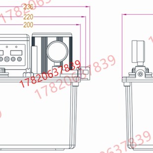 G50 3升油脂 LF3 冲床电动润滑泵220V带卸压机床加油润滑油脂泵