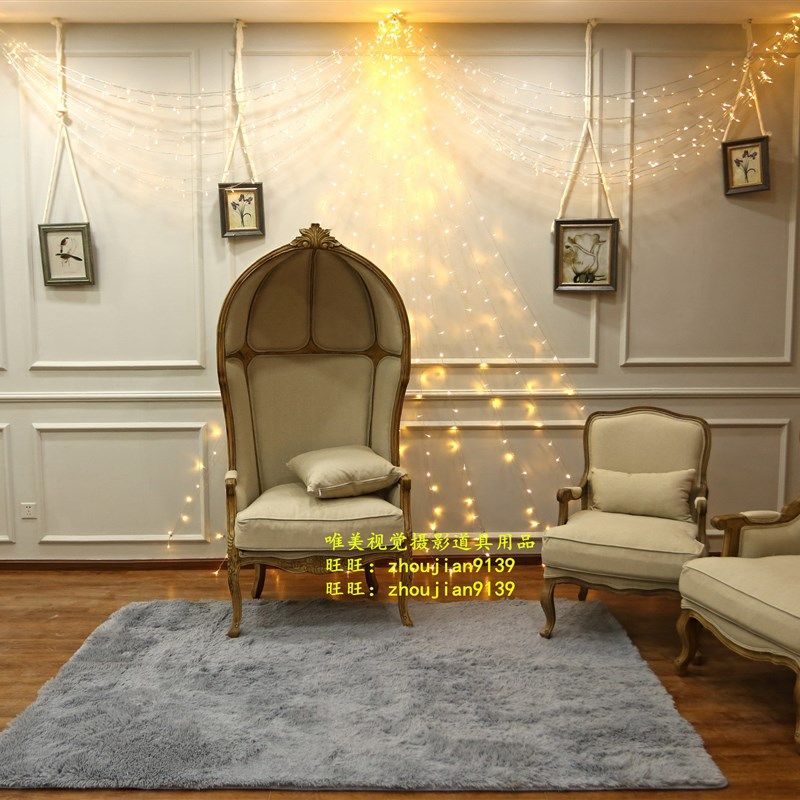 儿童实景制作影楼影棚装修设计摄影写真新款拍照道具制作w-2545