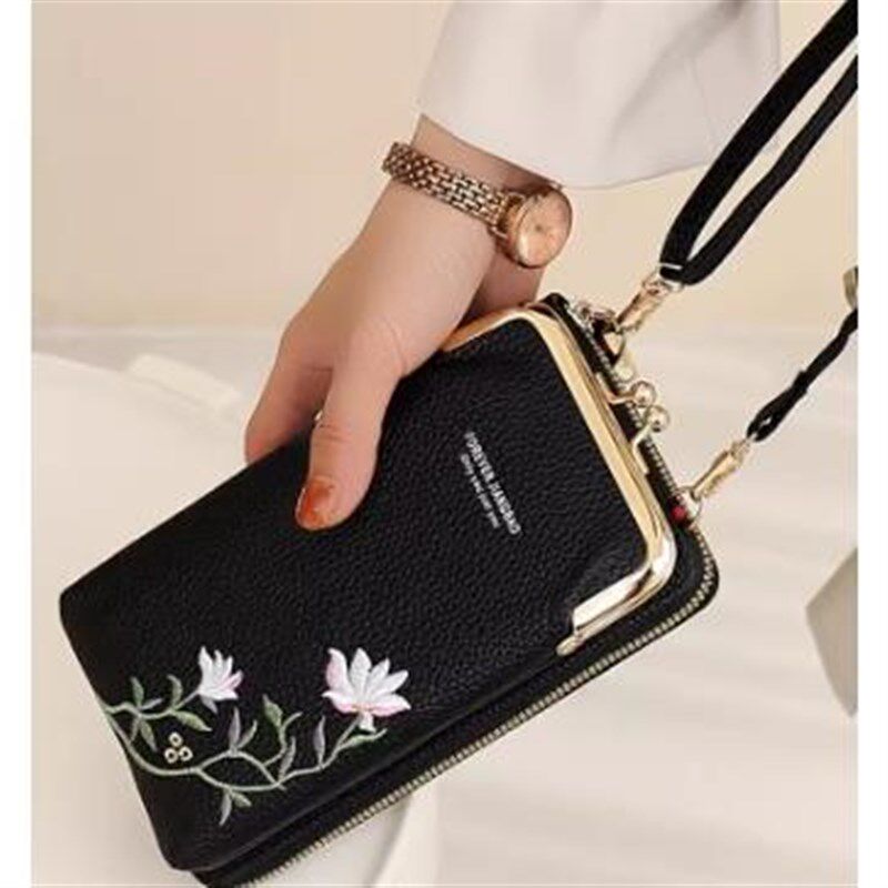 国风包包女2024新中式国风刺绣手机包钱包一体竖款今年流行小包包