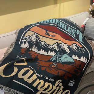 帐篷毯极限运动户外露营野炊房车装饰盖毯床毯休闲毯床头毯沙发毯
