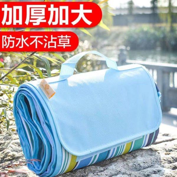 野餐垫帆布公园春游垫子防水草坪布垫加厚折叠牛津布郊游防潮垫