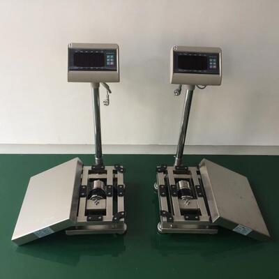 对接 PD牙A电子台秤 WL-40X50150kg蓝小台秤 快递计重子电秤